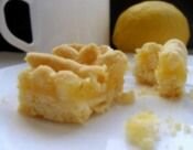 Открытый пирог с лимонным кремом