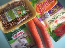 Ингредиенты для морковного салата.